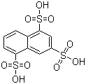 结构式 CAS# 6654-64-4, 1,3,5-萘三磺酸