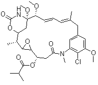Ansamitocin P-3 molecular structure (CAS 66547-09-9)