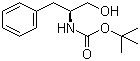 structure of CAS# 66605-57-0, N-Boc-L-Phenylalaninol;(S)-(-)-2-(tert-Butoxycarbonylamino)-3-phenyl-1-propanol