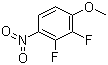 structure of CAS# 66684-59-1, 2,3-Difluoro-4-nitroanisole