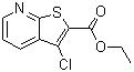 3-Chlorothieno[2,3-b]pyridine-2-carboxylic acid ethyl ester molecular structure (CAS 66869-77-0)