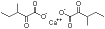 structure of CAS# 66872-75-1, alpha-Keto-isoleucine calcium salt;(+/-)-3-Methyl-2-oxopentanoic acid calcium salt; alpha-Keto-isoleucine calcium salt