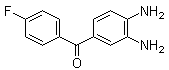 structure of CAS# 66938-86-1, (3,4-Diaminophenyl)(4-fluorophenyl)methanone
