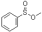 structure of CAS# 670-98-4, Benzenesulfinic acid methyl ester;Methyl benzenesulfinate; Methyl phenylsulfinate
