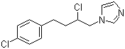 结构式 CAS# 67085-12-5, 1-[4-(4-氯苯基)-2-氯正丁基]咪唑