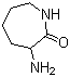 structure of CAS# 671-42-1, 2-Oxoazepan-3-amine;3-Amino-1-azacycloheptan-2-one; 3-Amino-2-oxohomopiperidine; 3-Amino-¦Å-caprolactam; 3-Aminoazepan-2-one; 3-Aminoperhydro-2-azepinone; DL-alpha-Amino-¦Å-caprolactam; DL-alpha-Aminocaprolactam; NSC 522223