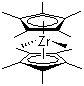Bis(pentamethylcyclopentadienyl)dimethylzirconium molecular structure (CAS 67108-80-9)