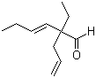 (E)-2-Allyl-2-ethylhex-3-enal molecular structure (CAS 67140-10-7)