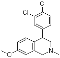 结构式 CAS# 67165-56-4, (+/-)-双氮奋兴