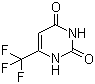 structure of CAS# 672-45-7, 6-(Trifluoromethyl)uracil;6-(Trifluoromethyl)-2,4-pyrimidinediol