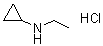 structure of CAS# 672302-35-1, N-Ethylcyclopropanamine hydrochloride