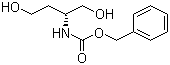 结构式 CAS# 672309-94-3, (R)-2-Cbz-氨基丁烷-1,4-二醇; (R)-(3-羟基-1-羟甲基丙基)氨基甲酸苄酯