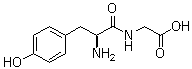 structure of CAS# 673-08-5, L-Tyrosylglycine;NSC 89184
