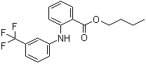 Flufenamic acid butyl ester molecular structure (CAS 67330-25-0)