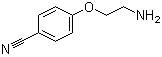 结构式 CAS# 67333-09-9, 4-(2-氨基乙氧基)苯甲腈