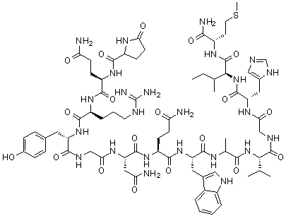 4-Tyrosine-bombesin molecular structure (CAS 67338-70-9)