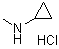 structure of CAS# 67376-94-7, N-Methylcyclopropanamine hydrochloride
