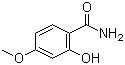 4-甲氧基水杨酰胺分子结构 (CAS 6745-77-3)