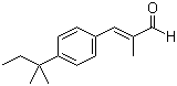 3-[4-(1,1-Dimethylpropyl)phenyl]-2-methyl-2-propenal molecular structure (CAS 67468-55-7)