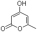 结构式 CAS# 675-10-5, 4-羟基-6-甲基-2-吡喃酮