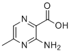 3-Amino-5-methylpyrazine-2-carboxylic acid molecular structure (CAS 6761-50-8)