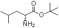结构式 CAS# 67617-35-0, D-亮氨酸叔丁酯
