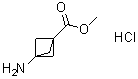 结构式 CAS# 676371-65-6, 3-氨基双环[1.1.1]戊烷-1-羧酸甲酯盐酸盐