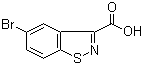 5-Bromo-benzo[d]isothiazole-3-carboxylic acid molecular structure (CAS 677304-78-8)