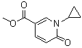 1-Cyclopropyl-1,6-dihydro-6-oxo-3-pyridinecarboxylic acid methyl ester molecular structure (CAS 677763-20-1)