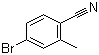 structure of CAS# 67832-11-5, 4-Bromo-2-methylbenzonitrile