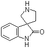 structure of CAS# 6786-41-0, Spiro[3H-indole-3,3'-pyrrolidin]-2(1H)-one;Spiro[indoline-3,3'-pyrrolidin]-2-one (6CI,8CI); Spiro[indole-3,3'-pyrrolidin]-2(1H)-one; Spiro[oxindole-3,3'-pyrrolidine]; Spiro[pyrrolidine-3,3'-oxindole]