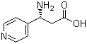 structure of CAS# 678969-18-1, (R)-3-Amino-3-(pyridin-4-yl)propanoic acid