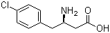 结构式 CAS# 678969-21-6, (R)-3-氨基-4-(4-氯苯基)丁酸