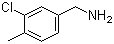 structure of CAS# 67952-93-6, 3-Chloro-4-methylbenzylamine