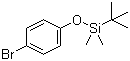 (4-Bromophenoxy)-tert-butyldimethylsilane molecular structure (CAS 67963-68-2)