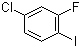 4-Chloro-2-fluoroiodobenzene molecular structure (CAS 6797-79-1)