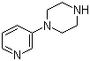 structure of CAS# 67980-77-2, 1-(3-Pyridinyl)piperazine;1-Pyridin-3-ylpiperazine
