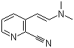 3-[2-(Dimethylamino)ethenyl]-2-pyridinecarbonitrile molecular structure (CAS 67988-53-8)