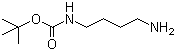 structure of CAS# 68076-36-8, tert-Butyl N-(4-aminobutyl)carbamate;N-Boc-1,4-butanediamine; N-Boc-1,4-diaminobutane