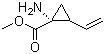 (1R,2S)-1-Amino-2-ethenylcyclopropanecarboxylic acid methyl ester molecular structure (CAS 681260-04-8)