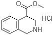 Methyl 1,2,3,4-tetrahydroisoquinoline-4-carboxylate hydrochloride molecular structure (CAS 681448-82-8)