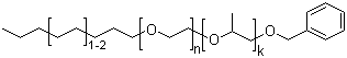 C8-C10 Alcohols ethers with polyethylene-polypropylene glycol monobenzyl ether molecular structure (CAS 68154-99-4)