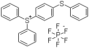 Diphenyl(4-phenylthio)phenylsufonium hexafluorophosphate molecular structure (CAS 68156-13-8)