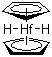 structure of CAS# 68183-87-9, Bis(cyclopentadienyl)hafnium dihydride