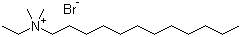 structure of CAS# 68207-00-1, Dodecylethyldimethylammonium bromide
