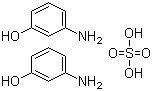 3-Aminophenol hemisulfate molecular structure (CAS 68239-81-6)