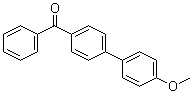 4-Benzoyl-4'-methoxy-1,1'-biphenyl molecular structure (CAS 68294-33-7)