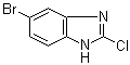 结构式 CAS# 683240-76-8, 5-溴-2-氯-1H-苯并咪唑
