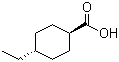 structure of CAS# 6833-47-2, trans-4-Ethylcyclohexanecarboxylic acid;trans-4-Ethylhexahydrobenzoic acid