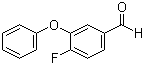 structure of CAS# 68359-57-9, 4-Fluoro-3-phenoxybenzaldehyde;3-(Phenoxy)-4-fluoro-benzaldehyde